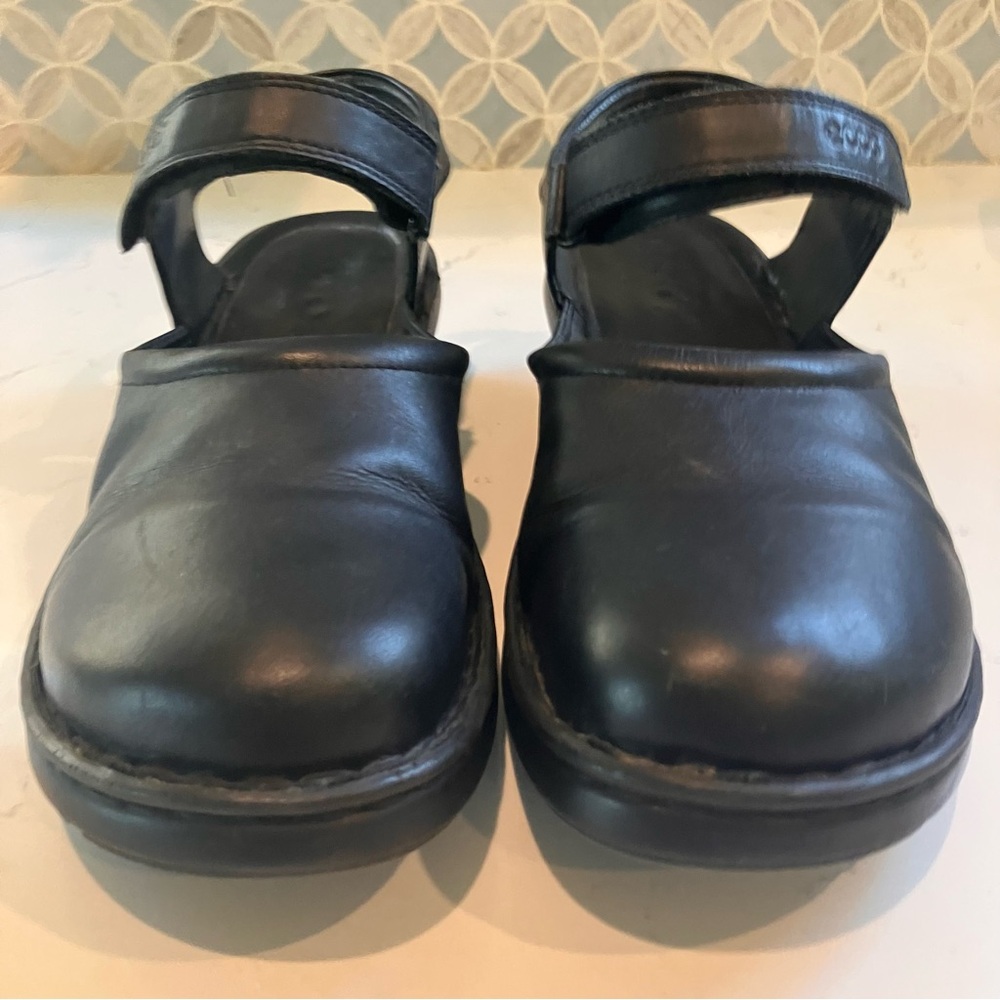ECCO Women's Mary Jane Slingback Comfort Shoes Black Leather 42 (US 11) - Picture 6 of 12